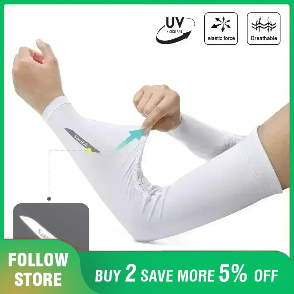 Running Gear Sale - Santic Sports Arm Rękawy kompresyjne Nowe