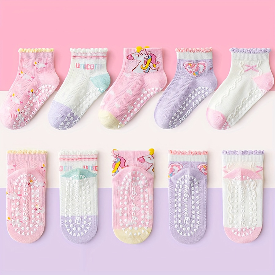 Anti Blister Sock - 5 Par Dziecięcych Skarpetek Podłogowych z