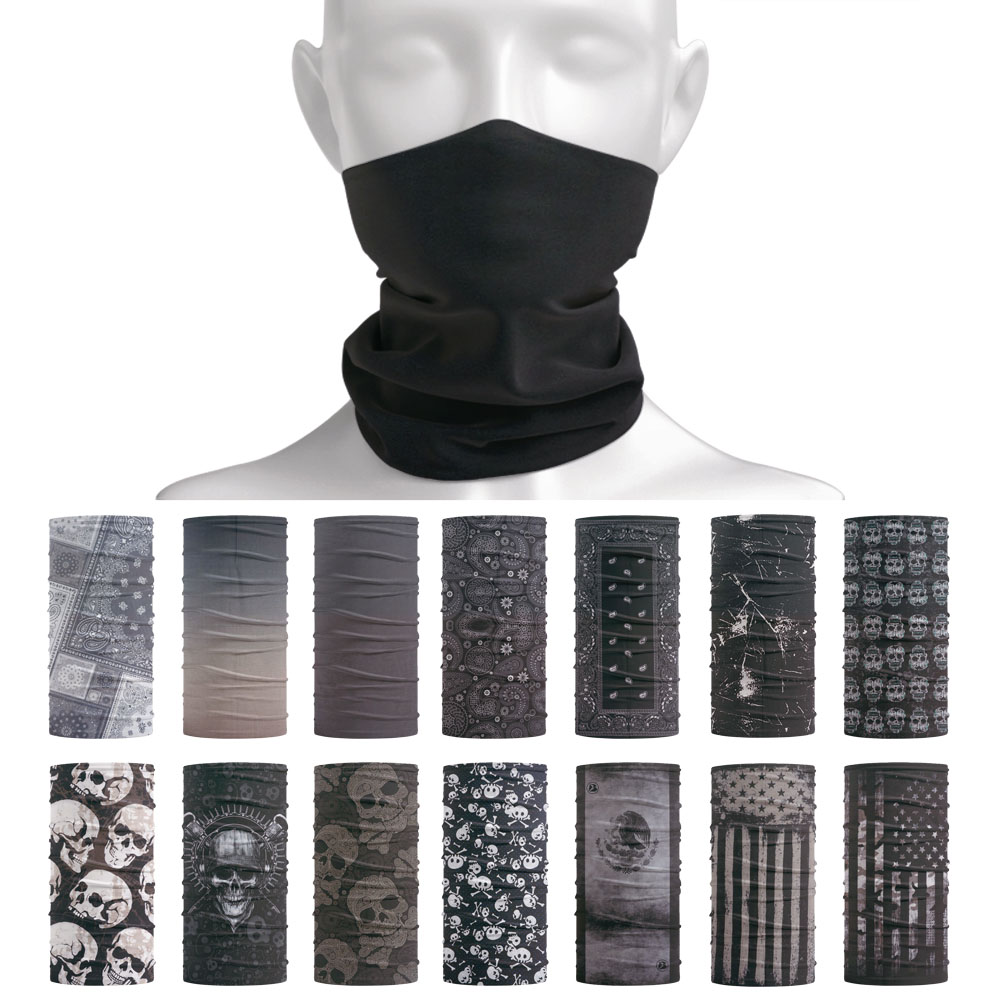 Running Gear In The Dark - Ciemny kolor Tube Neckchief Outdoor Sports
