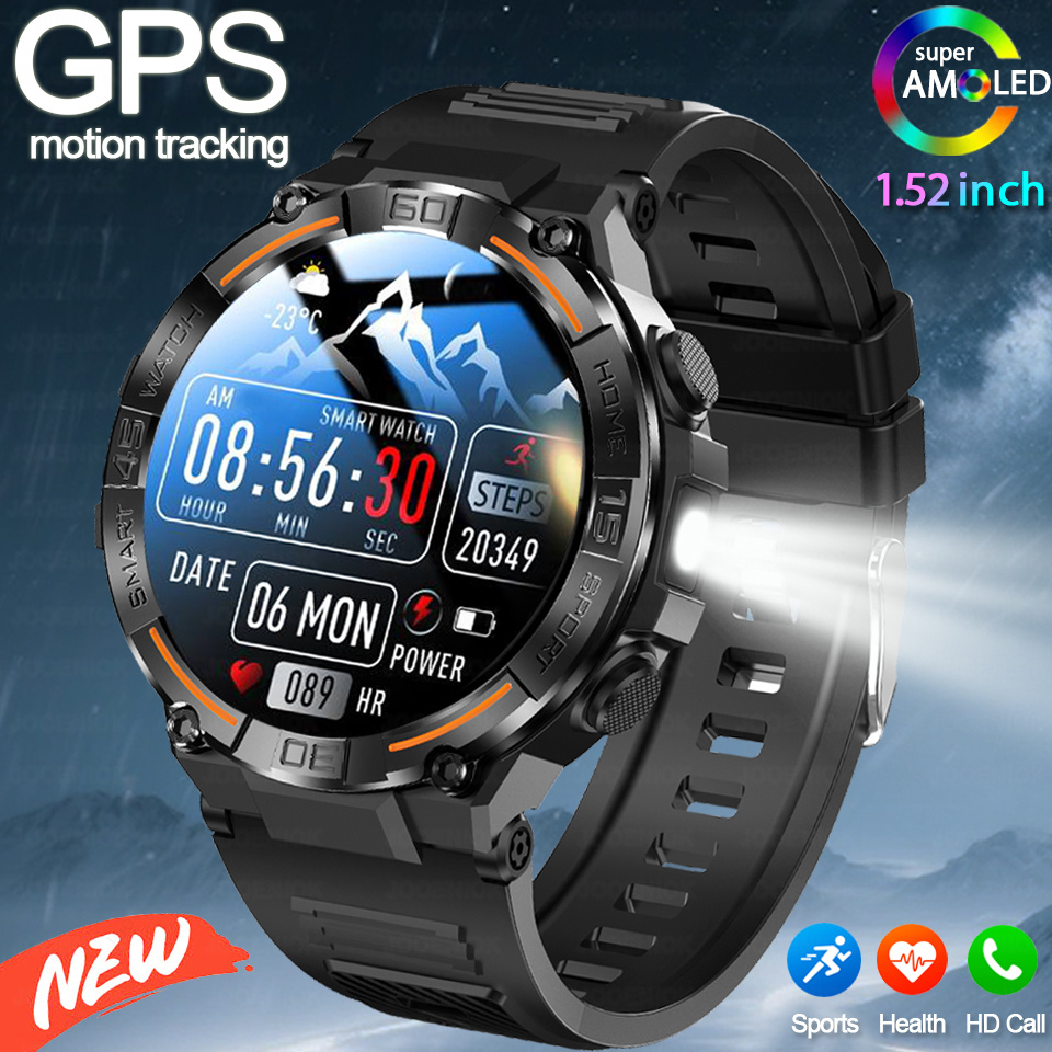 Gps Running Watch - 2026 Nowy Wojskowy Smartwatch Outdoorowy GPS