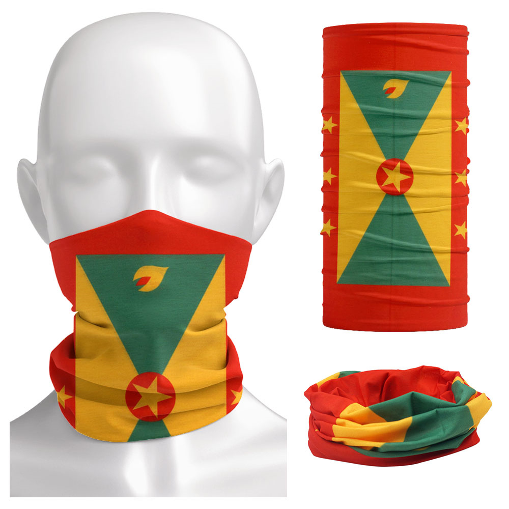 Running Gear Autumn - Grenada wzór flagi twarz Bandana męska