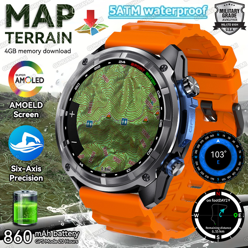 Smartwatch GPS z mapami terenu – Gps Running Watch recenzja i cena