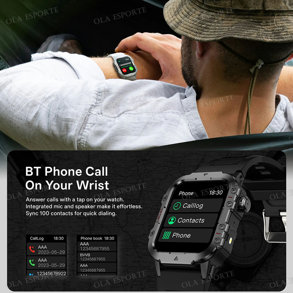 2026 Wojskowy Zegarek Smartwat – Gps Running Watch recenzja i cena