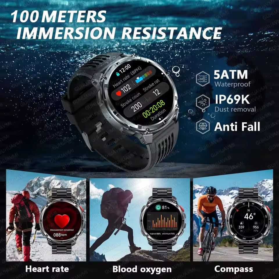Smartwatch T-REX 3 Military dl – Gps Running Watch recenzja i cena