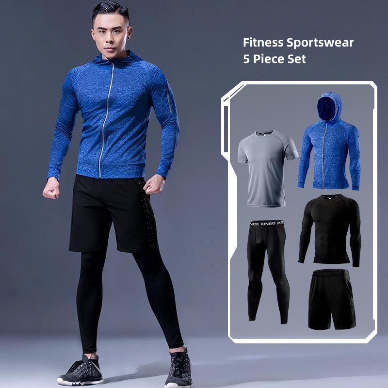 5-częściowy męski zestaw ubrań – Running Gear Autumn recenzja i cena